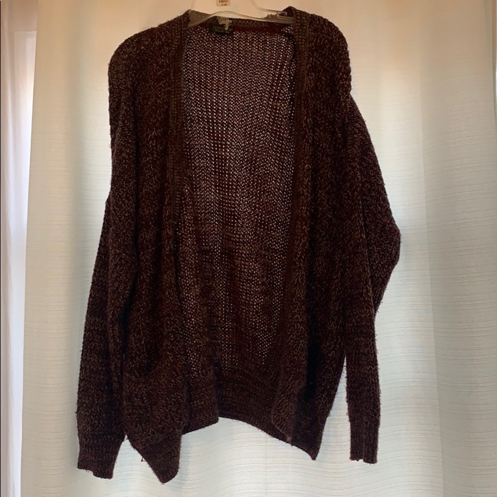 Plum cardigan